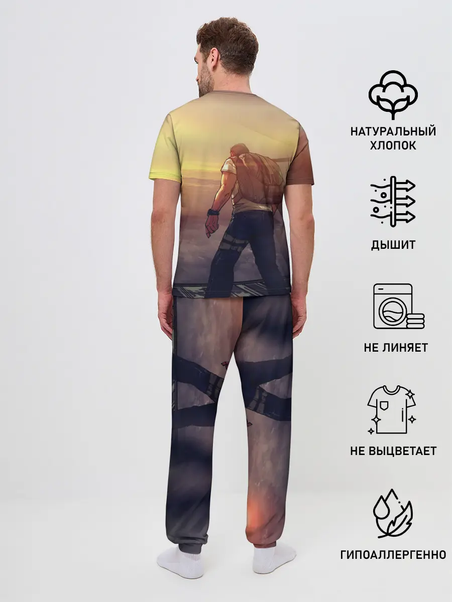 Мужская пижама с брюками / FREEFIRE | БЕЙСЕР