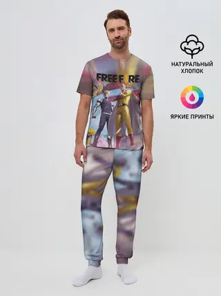Мужская пижама с брюками / FREEFIRE | САЙТАМА