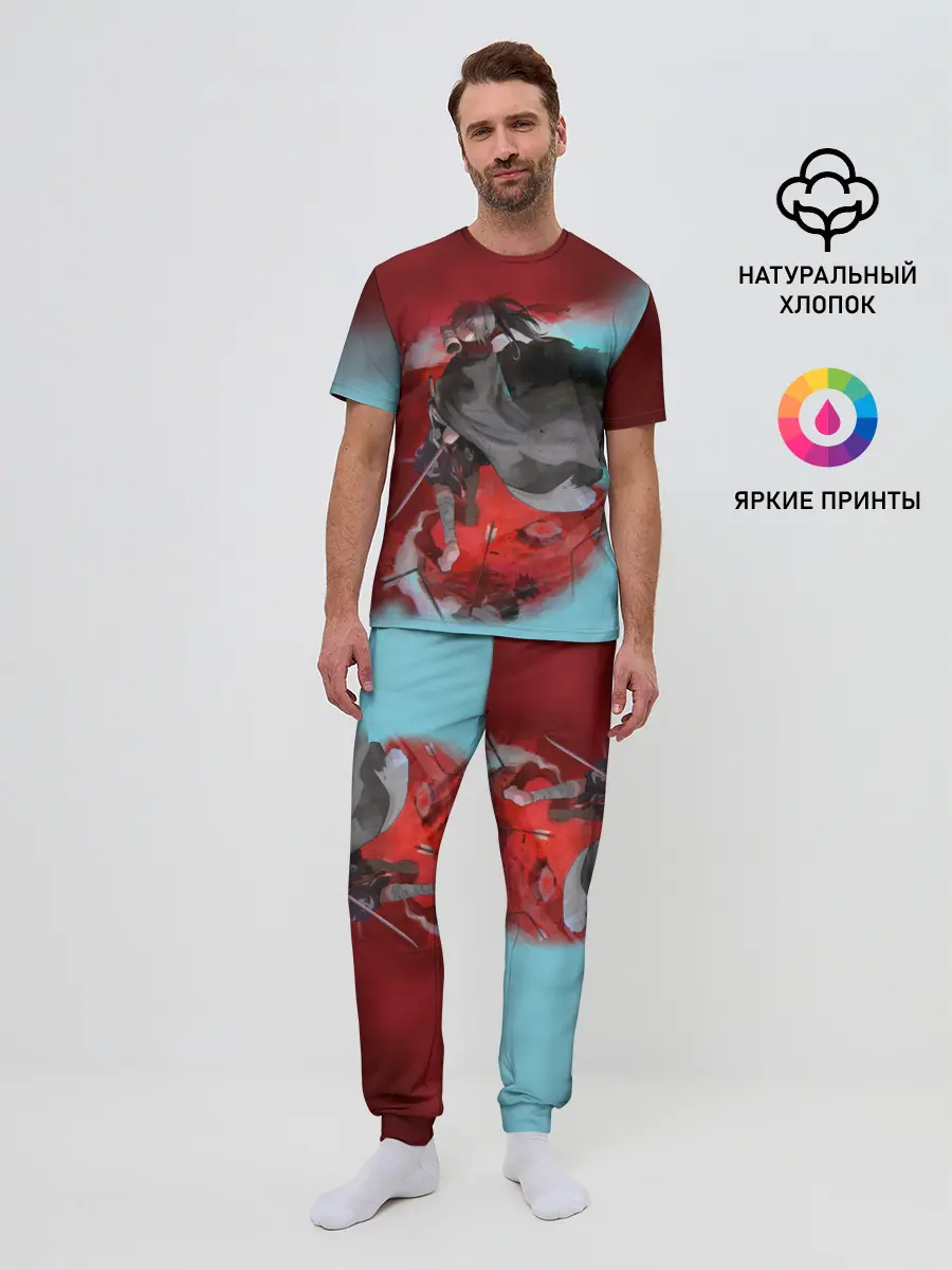 Мужская пижама с брюками / ХЯККИМАРУ | ДОРОРО | DORORO