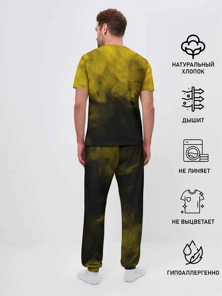 Мужская пижама с брюками / FREEFIRE | YELLOW SMOKE