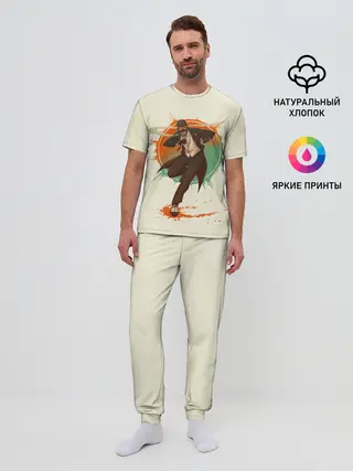 Мужская пижама с брюками / Spy