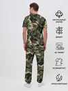 Мужская пижама с брюками / Рыблака камуфляж