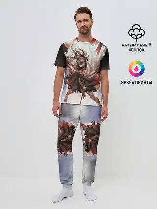 Мужская пижама с брюками / ХЯККИМАРУ | ДОРОРО