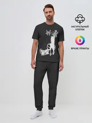 Мужская пижама с брюками / Survivors with gun