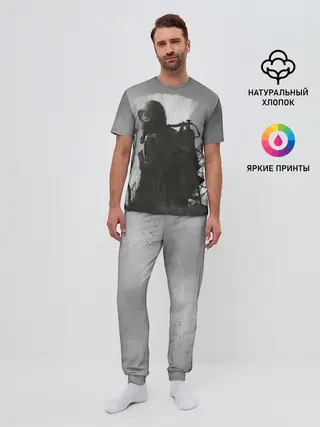 Мужская пижама с брюками / STALKER 2 Gray