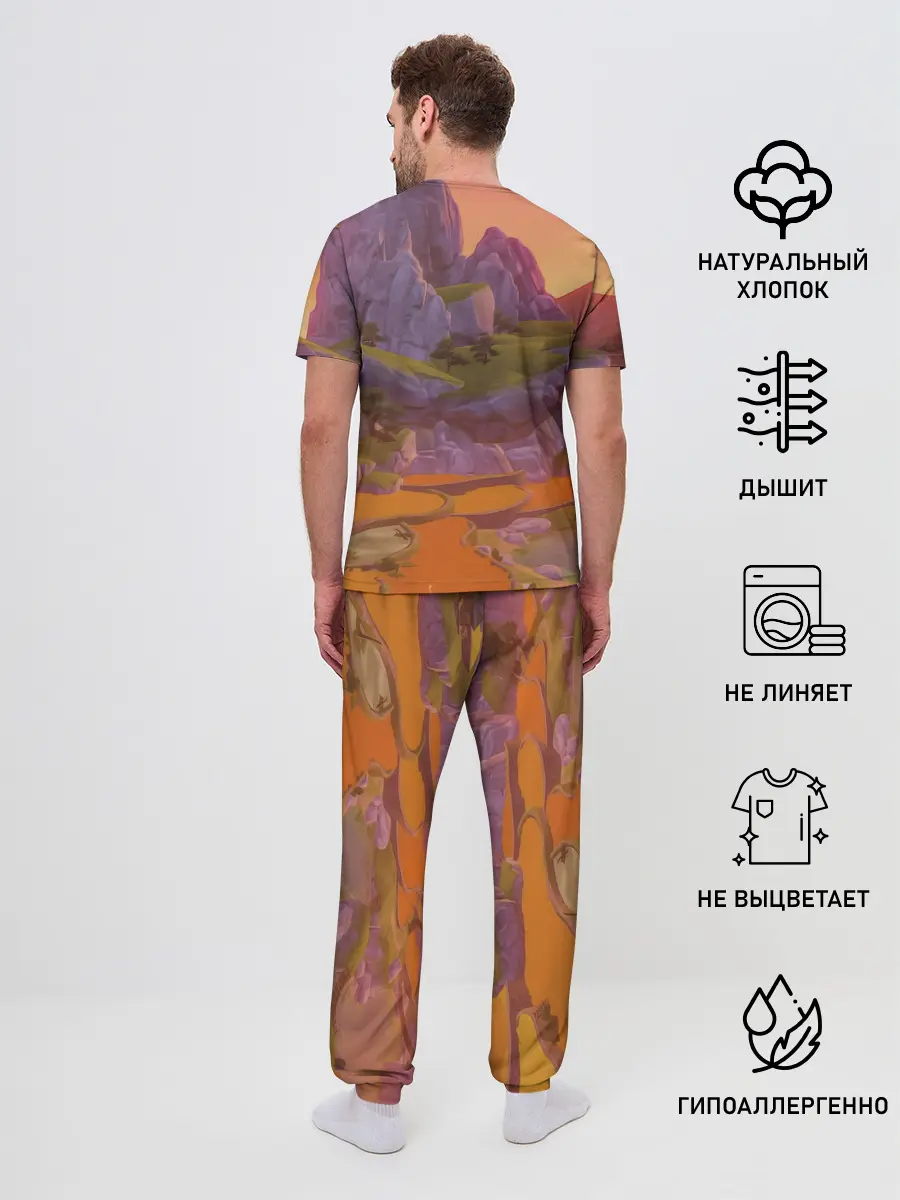 Мужская пижама с брюками / DILUC