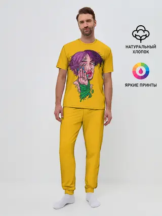 Мужская пижама с брюками / Плавленый Лил Пип