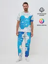 Мужская пижама с брюками / Плыви, Крути, Беги