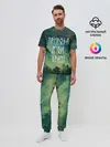 Мужская пижама с брюками / ПРИРОДА МОЙ ХРАМ