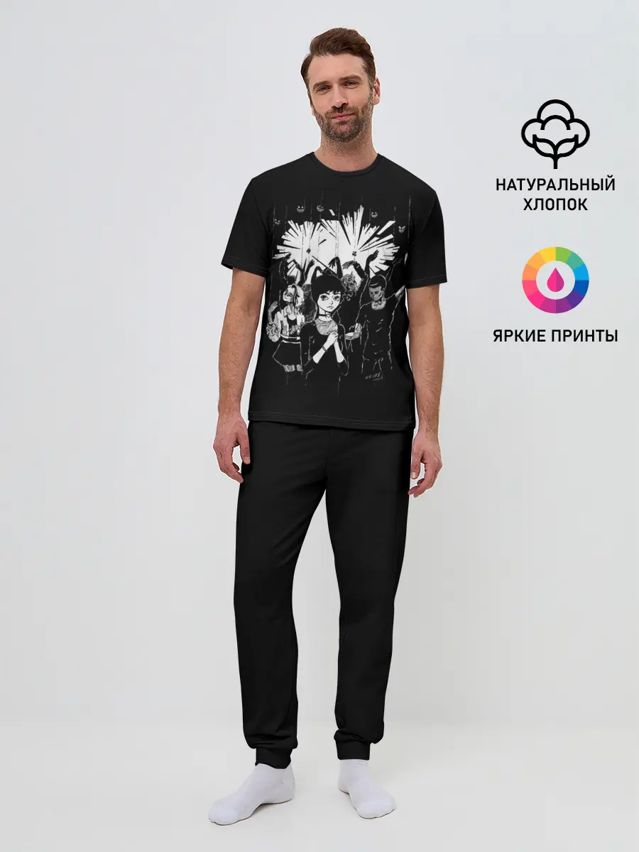 Мужская пижама с брюками / 0:01