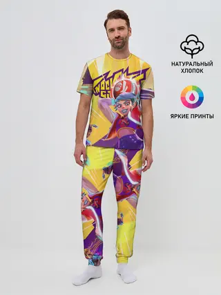 Мужская пижама с брюками / Knockout City