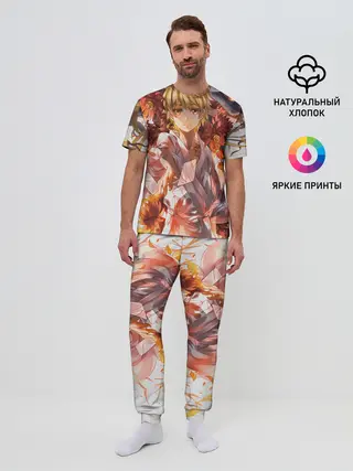 Мужская пижама с брюками / Священный сосуд Секи