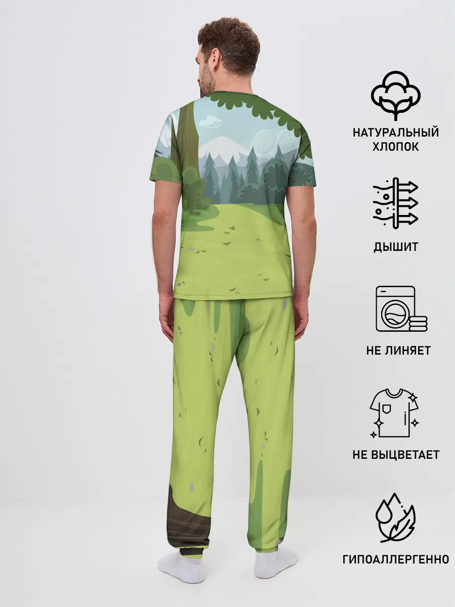 Мужская пижама с брюками / Крутые Бобры | Angry Beavers