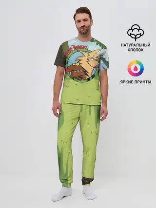 Мужская пижама с брюками / Крутые Бобры | Angry Beavers