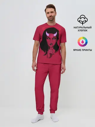 Мужская пижама с брюками / Ангельский демон