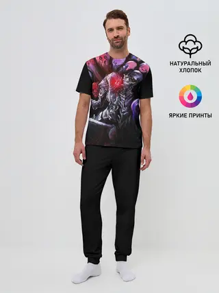 Мужская пижама с брюками / БЕРСЕРК светящийся глаз