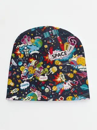 Детская шапка / Космос