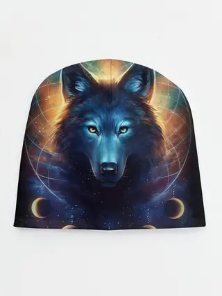 Детская шапка / волк