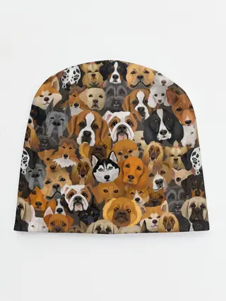 Детская шапка / Собаки