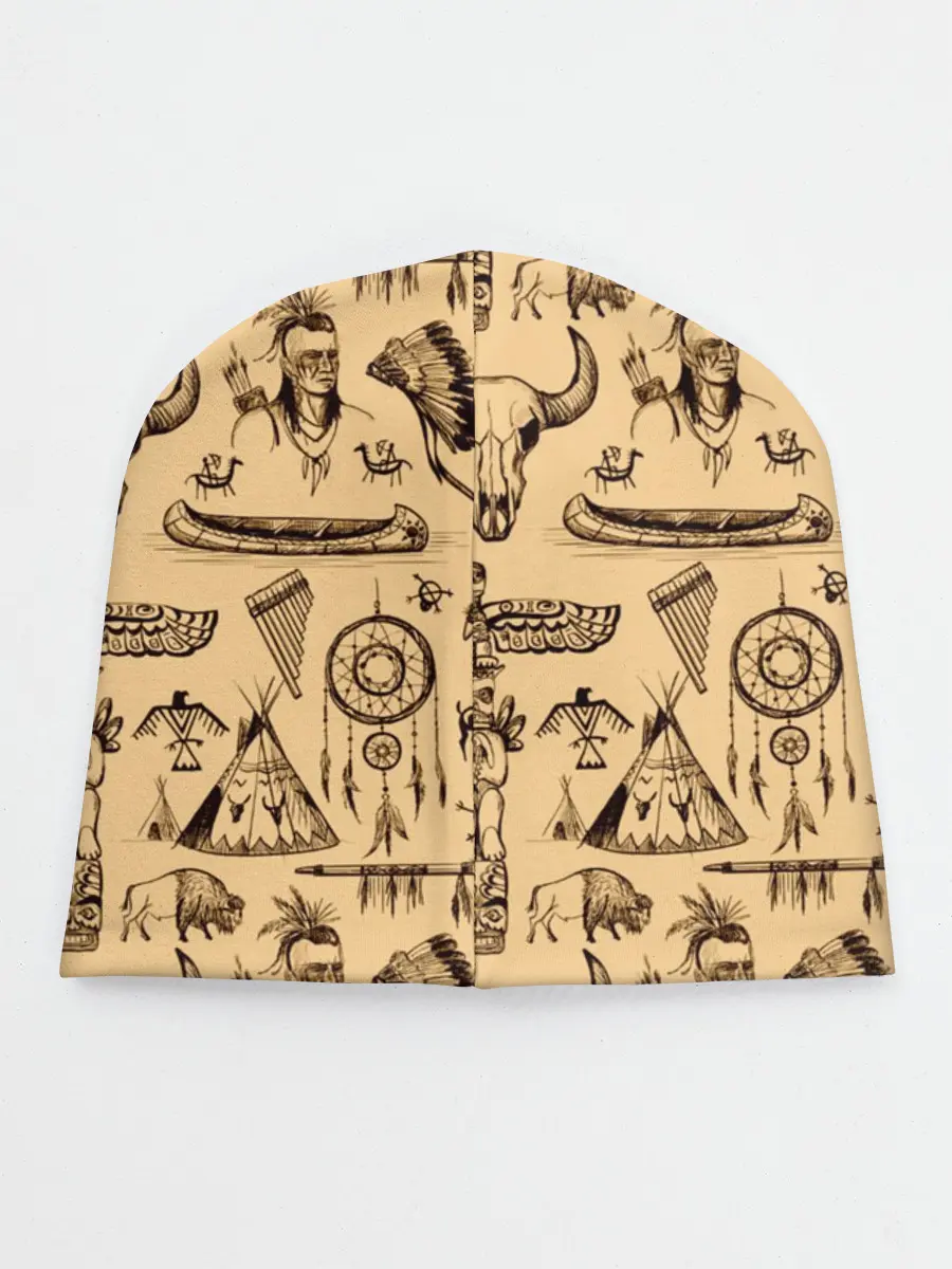 Детская шапка / Индейский паттерн