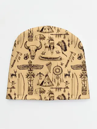 Детская шапка / Индейский паттерн