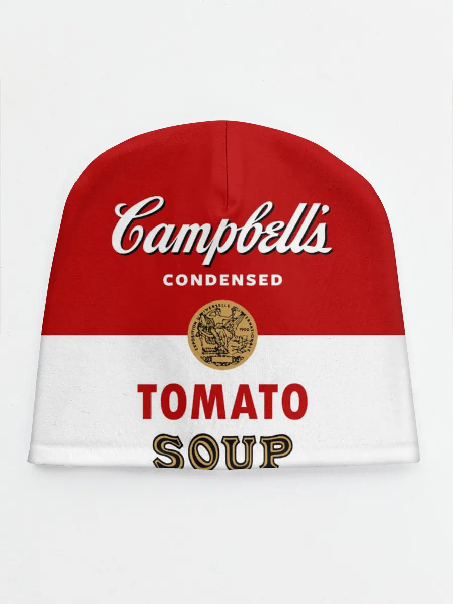 Детская шапка / Банка с супом Кэмпбелл