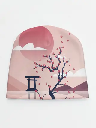 Детская шапка / Японский мотив