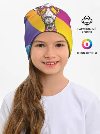 Детская шапка / Праздничный жираф