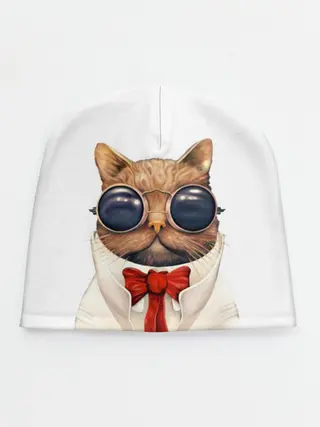 Детская шапка / Кот