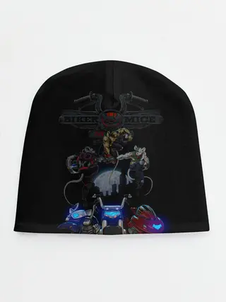 Детская шапка / Мыши рокеры с марса / байкеры