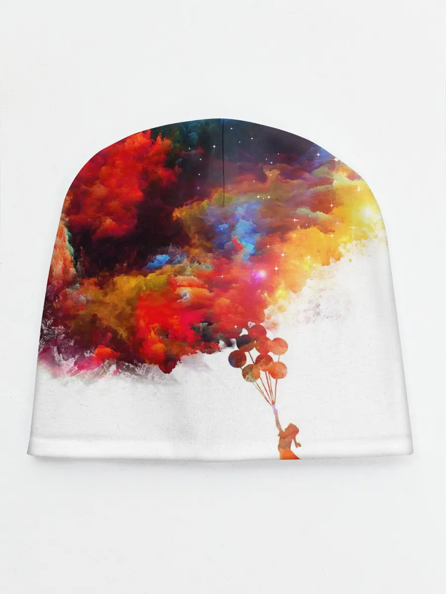 Детская шапка / Девочка с шарами