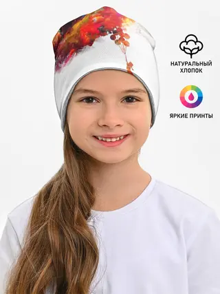 Детская шапка / Девочка с шарами