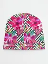 Детская шапка / Тропические цветы
