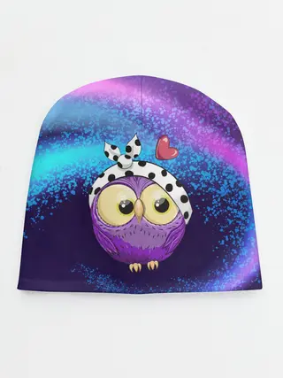 Детская шапка / Стильная сова