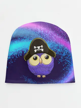 Детская шапка / Сова пират