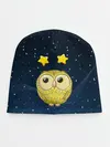 Детская шапка / Сова со звездочками