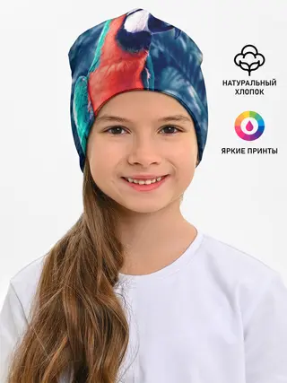 Детская шапка / Попугай