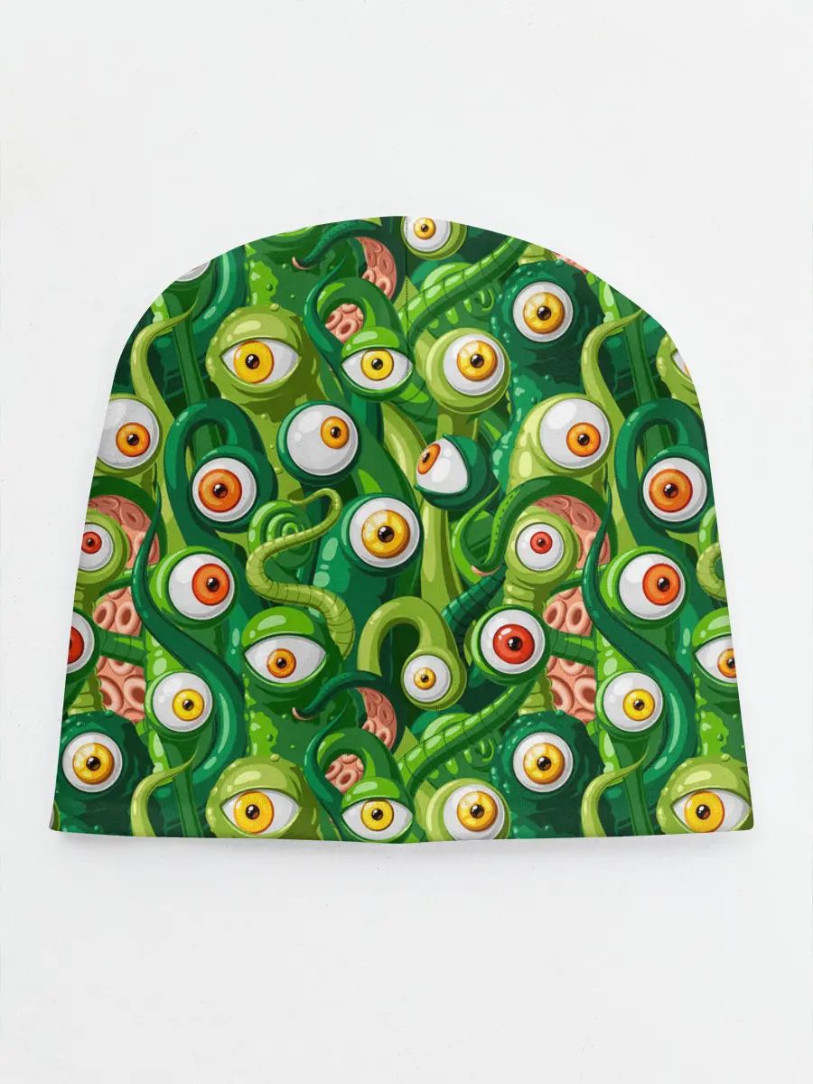 Детская шапка / Щупальца с глазами