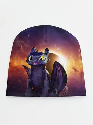 Детская шапка / ночная фурия
