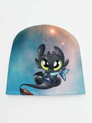 Детская шапка / ночная фурия