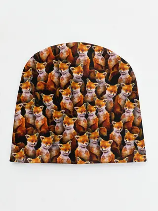 Детская шапка / Упоротые лисы