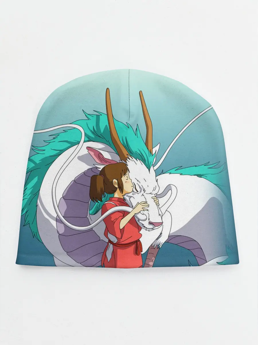 Детская шапка / Тихиро целует Хаку