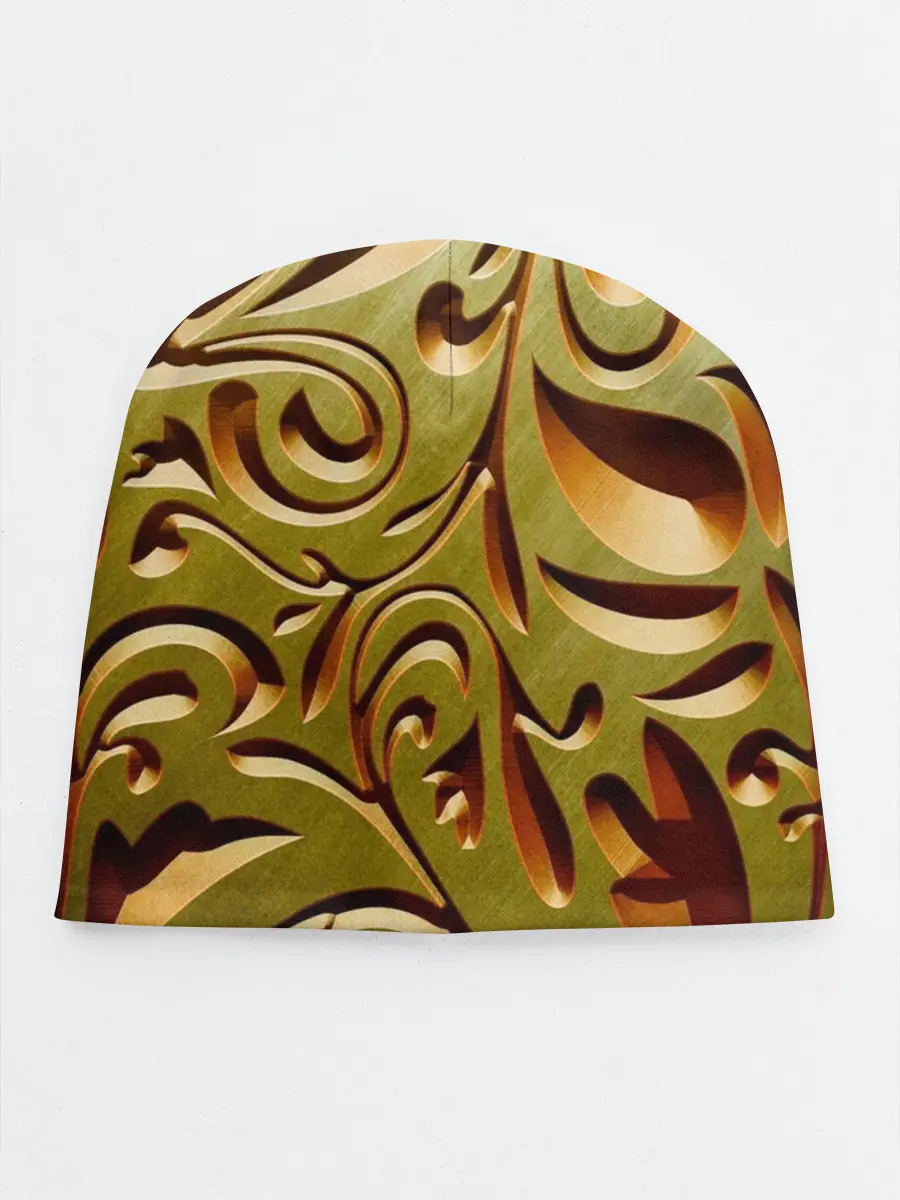 Детская шапка / Вырез по дереву