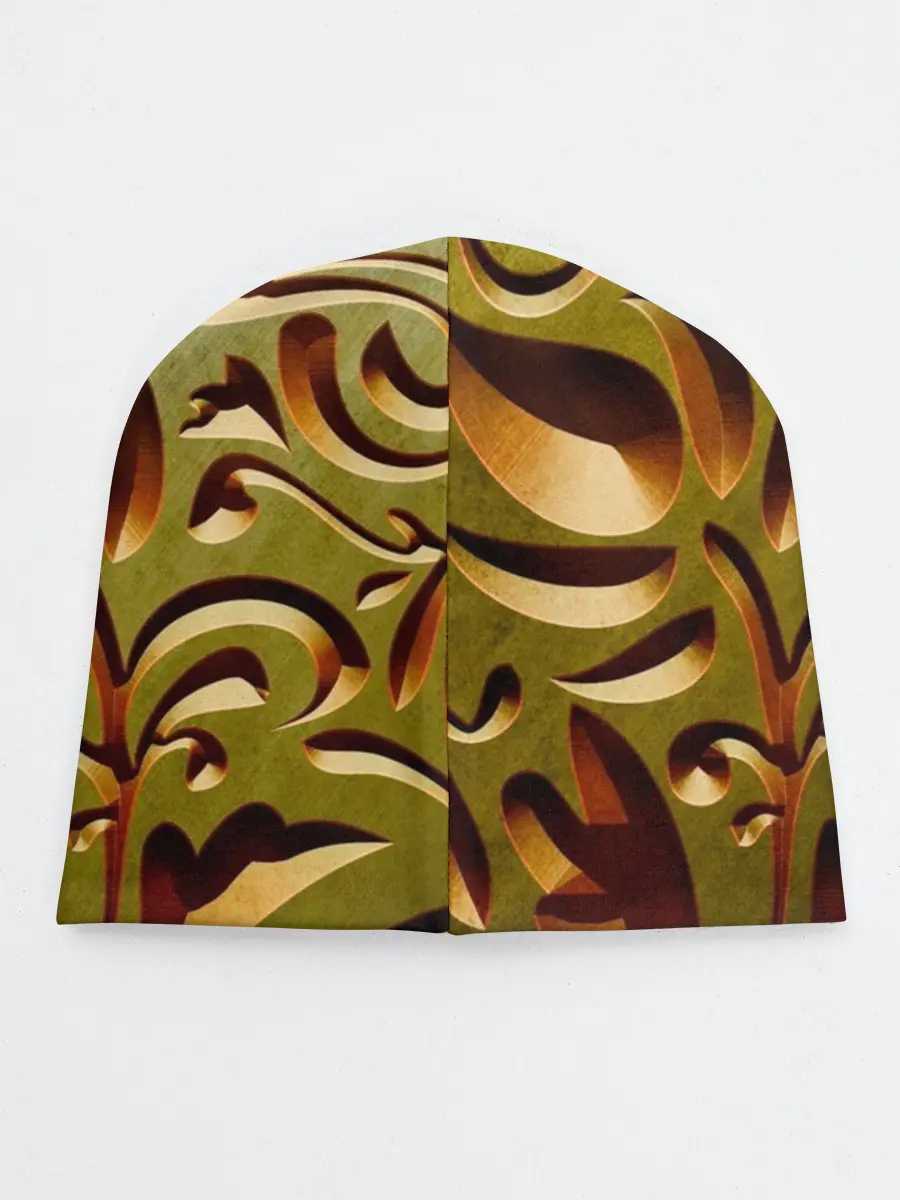 Детская шапка / Вырез по дереву