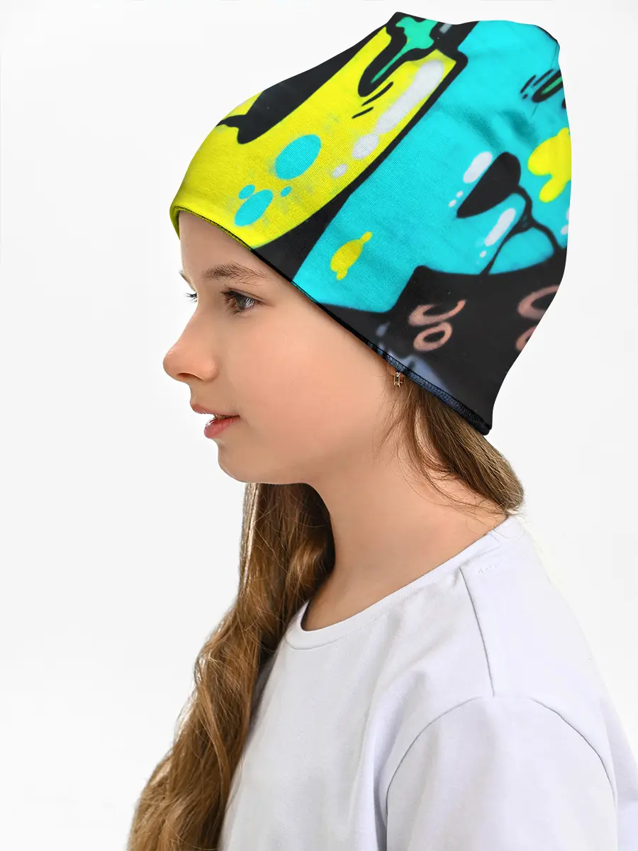 Детская шапка / Кислотный арт