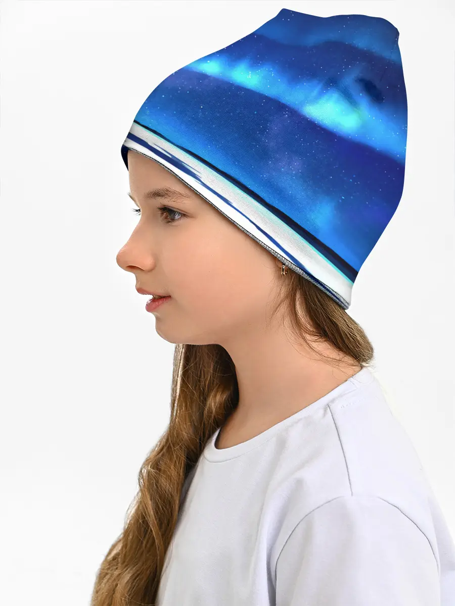 Детская шапка / Мальчик и Хаски