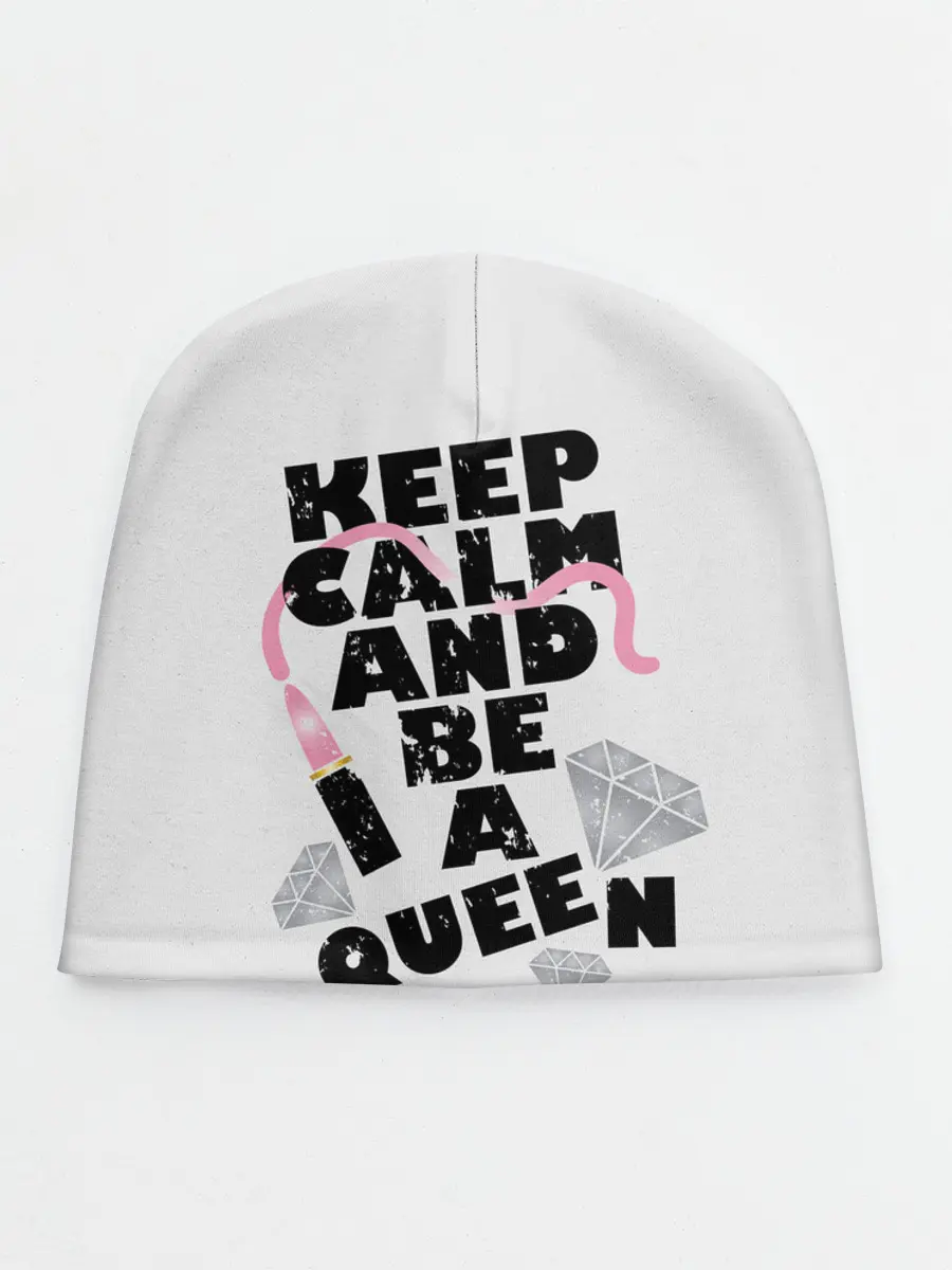 Детская шапка / Keep calm and be a queen