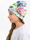 Детская шапка / Акварель, гортензии