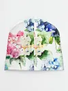 Детская шапка / Акварель, гортензии