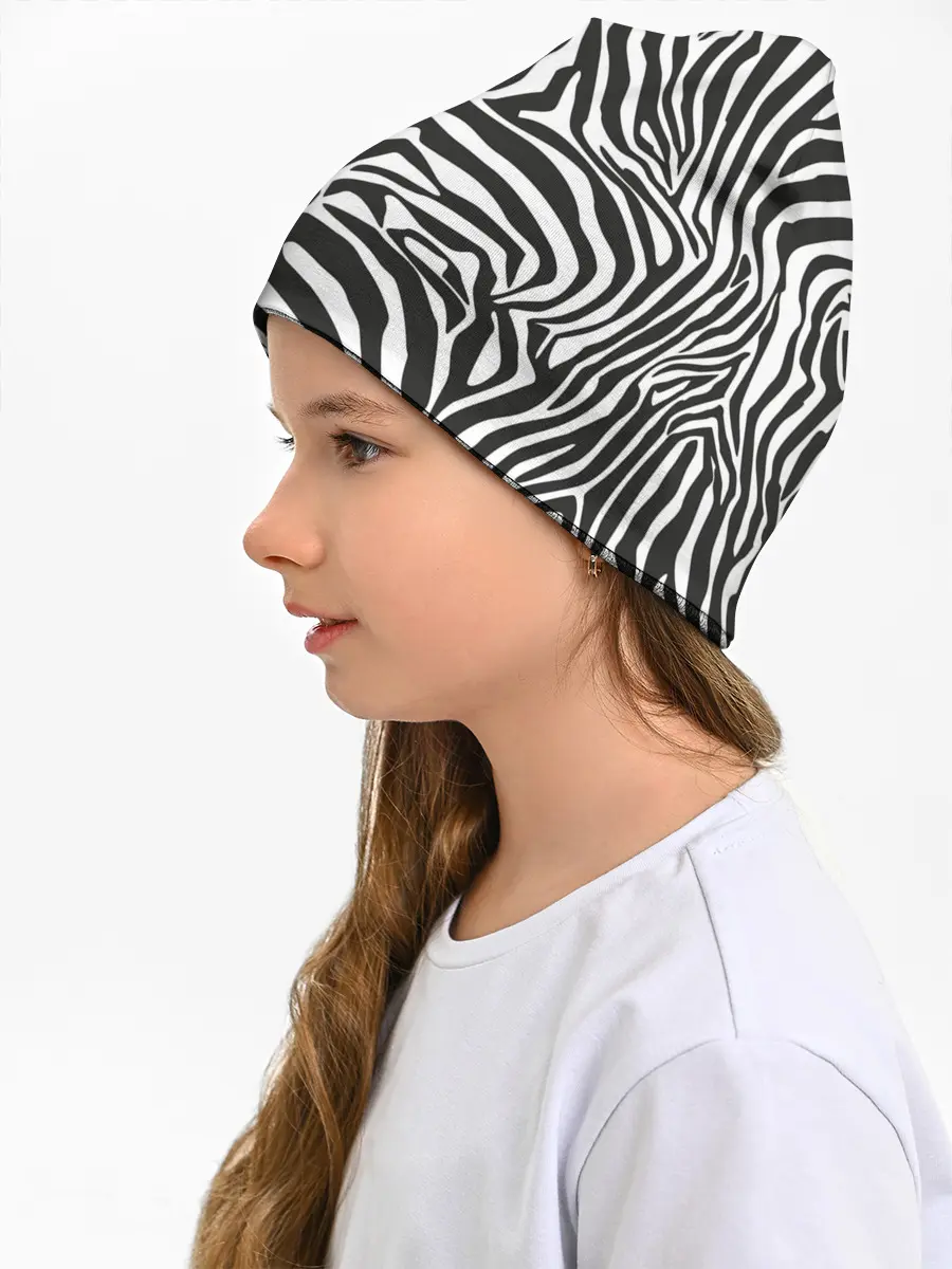 Детская шапка / Полосы зебры